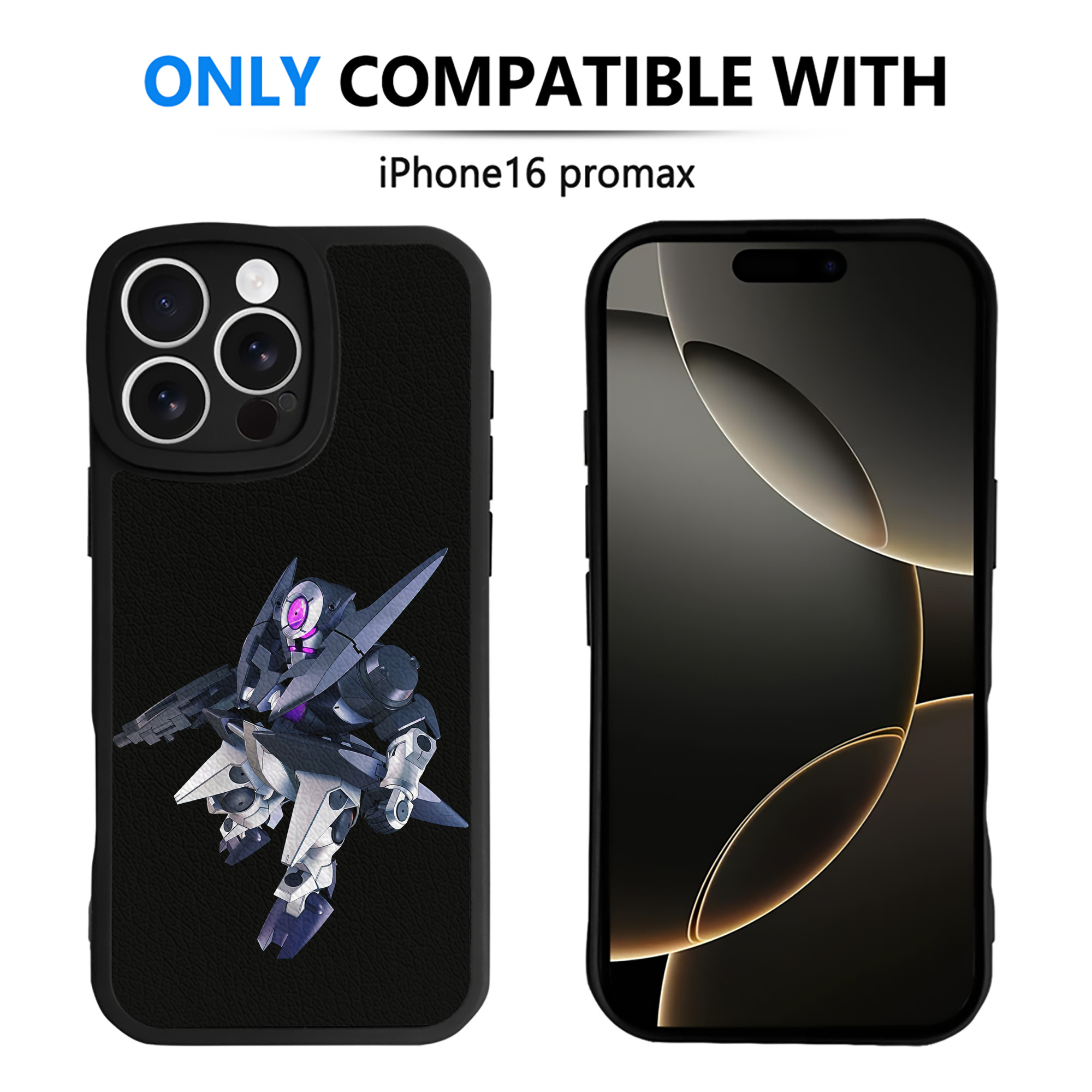 （画像用） 機動戦士ガンダム Mobile Suit Gundam 【iPhone 16シリーズ対応】シリコンスマホケース（レザー調） 材質：シリコン